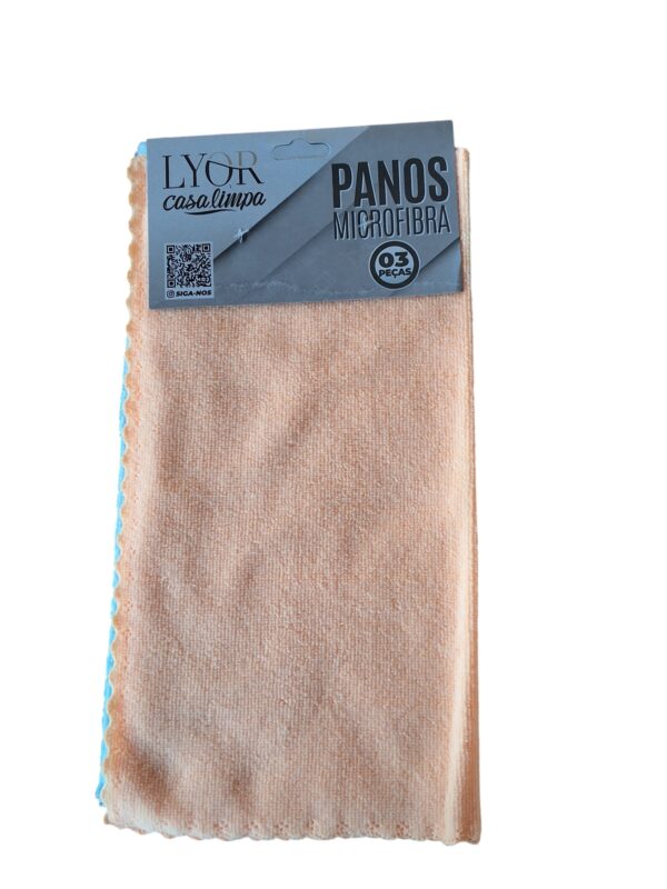 Conjunto Paños de Microfibra 30cm 3und Lyor - Image 2