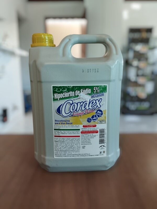 HIPOCLORITO DE SODIO 5% 5LTS CORDEX