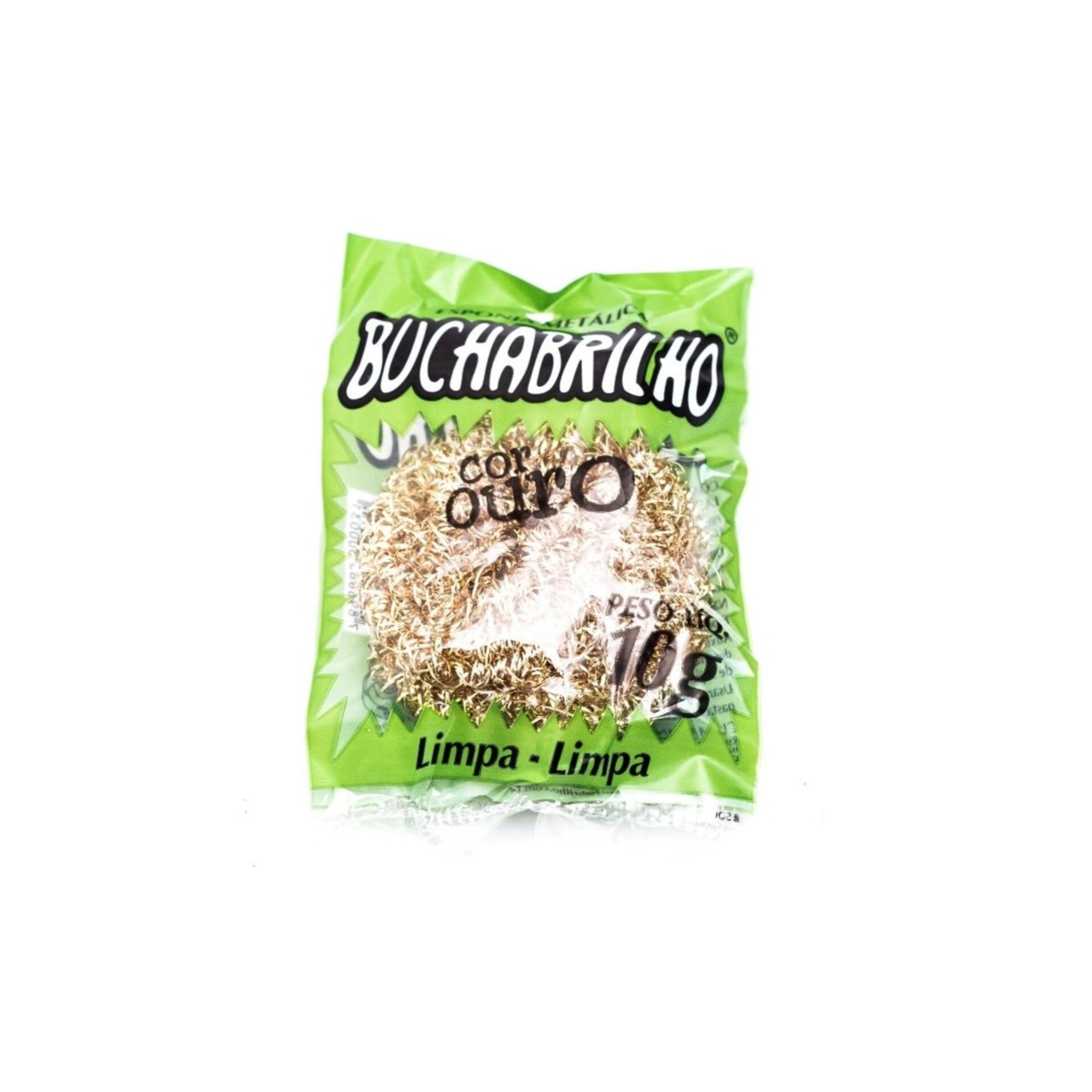 ESPONJA METÁLICA OURO 1UND- BUCHABRILHO