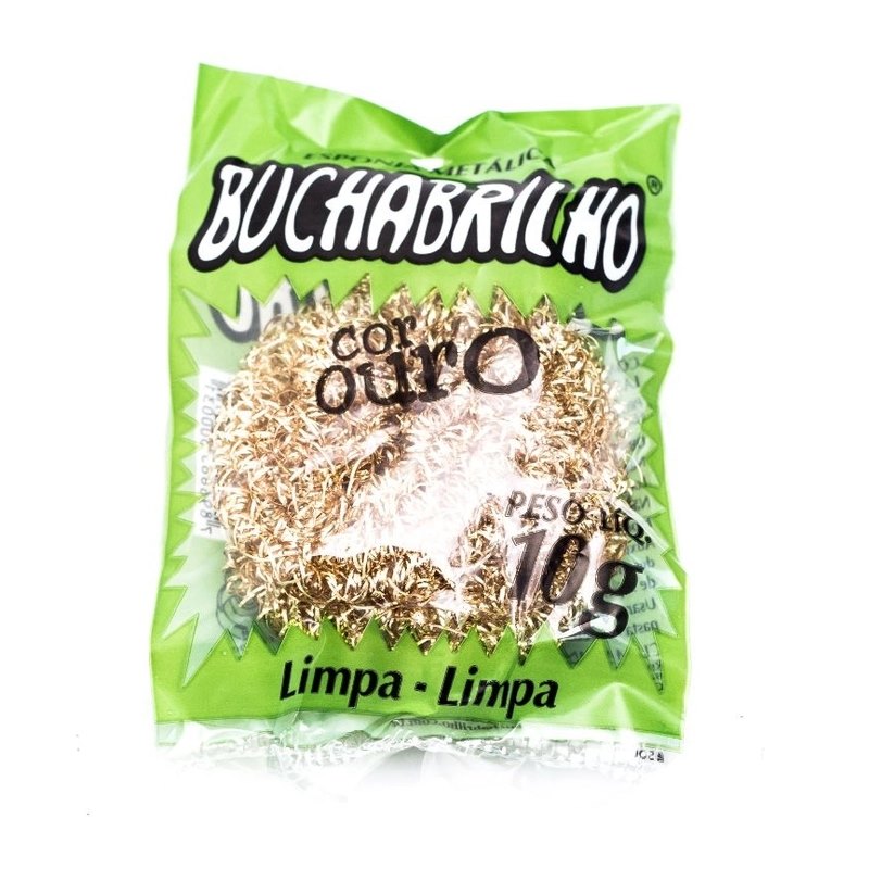 ESPONJA METÁLICA OURO 1UND- BUCHABRILHO - Imagem 2