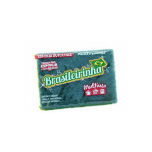 ESPONJA DUPLA FACE 1UND- BRASILERINHA