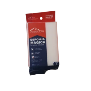 ESPONJA MAGICA TIRA MANCHAS -10X7X3CM- UN -MOLDULAR