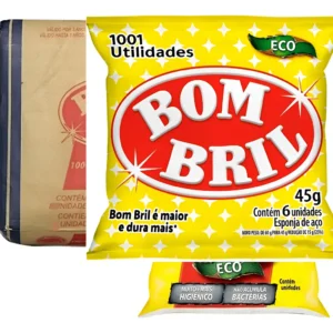 ESPONJA DE AÇO - 6 UN- BOMBRILL